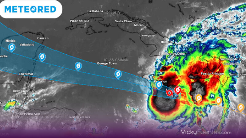 Huracán Beryl se intensifica a categoría 3 y se acerca a Quintana Roo