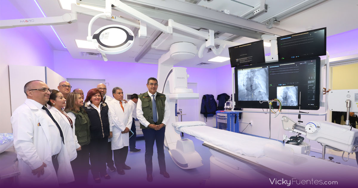 Inauguran Sala de Hemodinamia en el Complejo Médico del Sur de Puebla