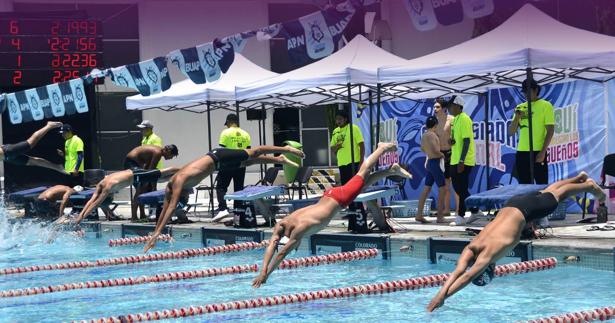 BUAP, sede de las competencias de natación de la Gimnasiada Nacional 2024