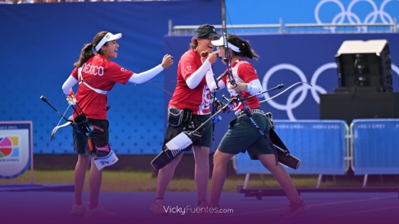 México conquista la primera medalla en París 2024 con bronce en tiro con arco femenil