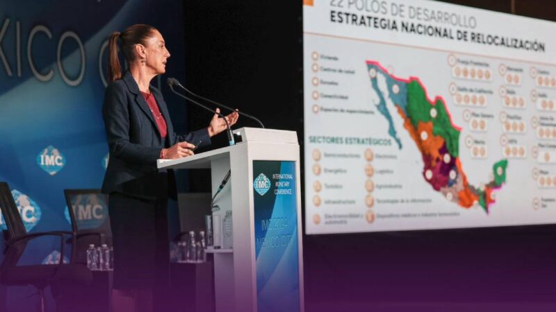 Claudia Sheinbaum lanza consejo empresarial para impulsar el desarrollo económico y la relocalización de empresas