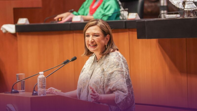 Xóchitl Gálvez multada por calumnias contra Morena y a Claudia Sheinbaum en debate presidencial