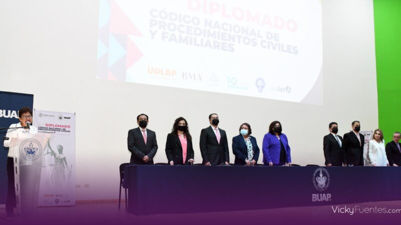 BUAP y Poder Judicial de Puebla lanzan diplomado sobre el nuevo Código Nacional de Procedimientos Civiles y Familiares