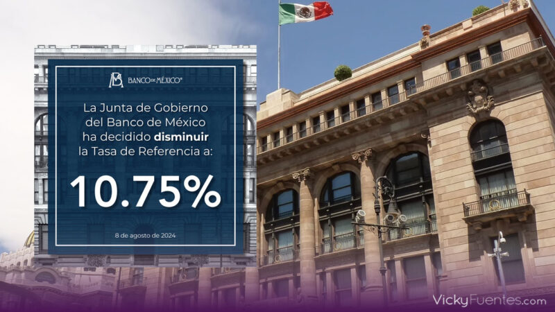 Banxico baja tasa a 10.75% ante mayor inflación y economía débil