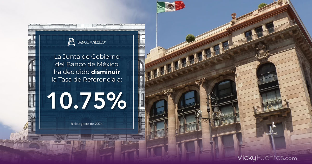 Banxico baja tasa a 10.75% ante mayor inflación y economía débil