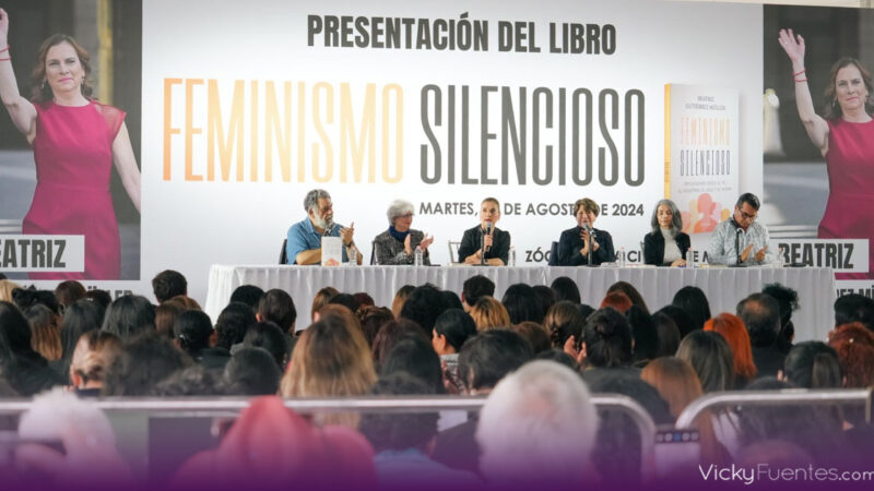 Beatriz Gutiérrez Müller presenta “Feminismo silencioso” en CDMX