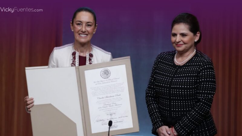 Claudia Sheinbaum hace historia al recibir constancia como primera presidenta electa de México