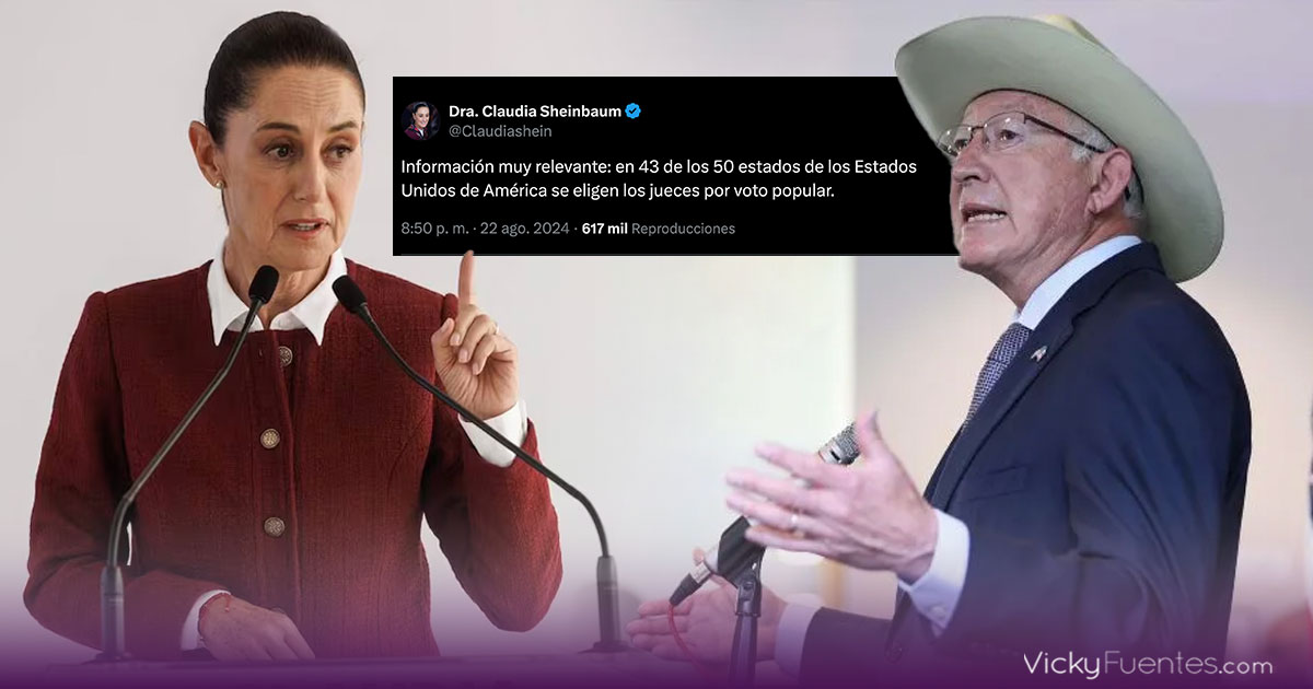 Claudia Sheinbaum responde a Ken Salazar sobre la reforma judicial