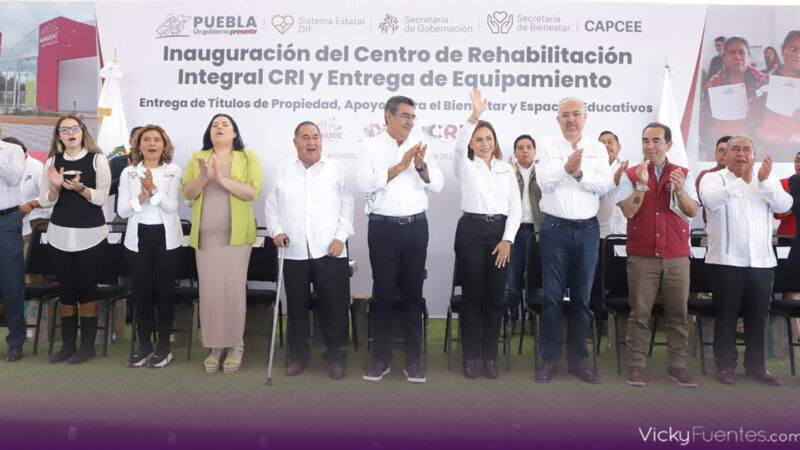 Inauguran centro de rehabilitación en Amozoc para apoyo a vulnerables en Puebla