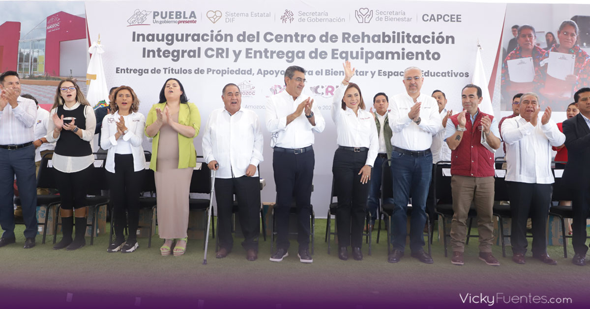 Inauguran centro de rehabilitación en Amozoc para apoyo a vulnerables en Puebla