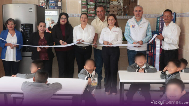 Inauguran desayunador escolar en San Baltazar Campeche, Puebla