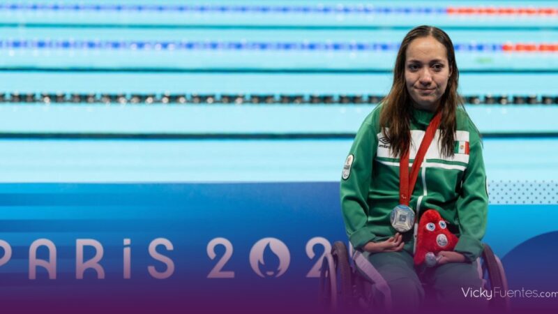 Haidee Aceves gana la primera medalla de plata para México en los Juegos Paralímpicos de París 2024