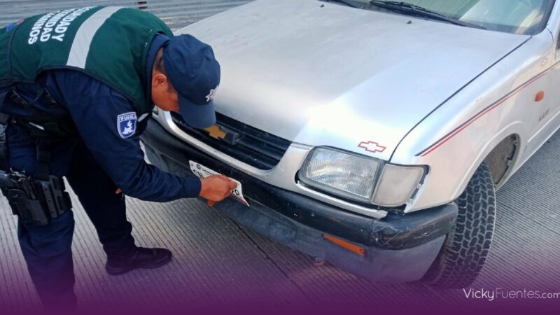 Puebla refuerza operativos de verificación vehicular para combatir la contaminación