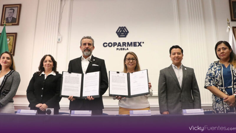 Puebla impulsa oferta laboral segura para mujeres con convenio COPARMEX