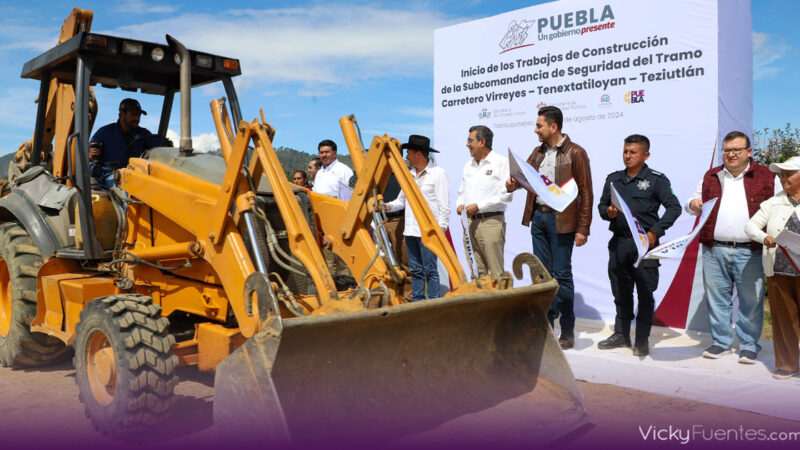 Sergio Salomón impulsa seguridad, infraestructura y educación en Puebla