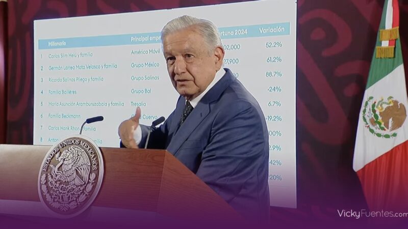 AMLO pide a empresarios más ricos de México su postura sobre la sobrerrepresentación legislativa