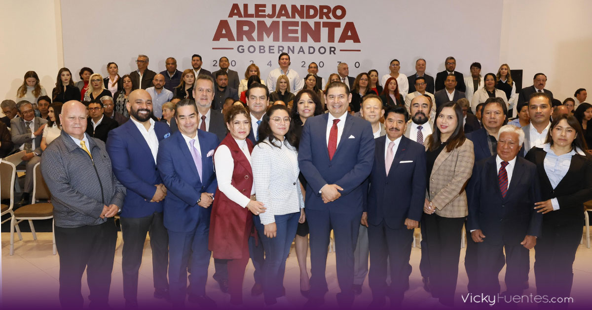 Alejandro Armenta anuncia gabinete incluyente para Puebla en 2024