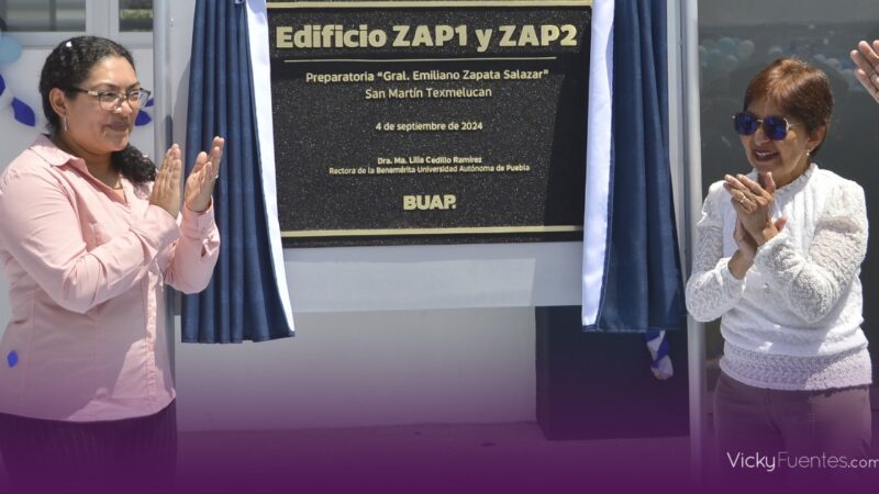 La BUAP inaugura dos nuevos edificios en la Preparatoria Emiliano Zapata de San Martín Texmelucan