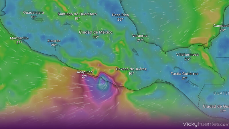 Huracán John: lluvias en Puebla y afectaciones en Oaxaca y Guerrero