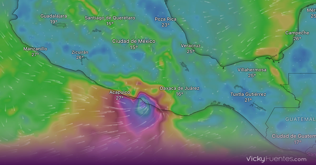 Huracán John: lluvias en Puebla y afectaciones en Oaxaca y Guerrero