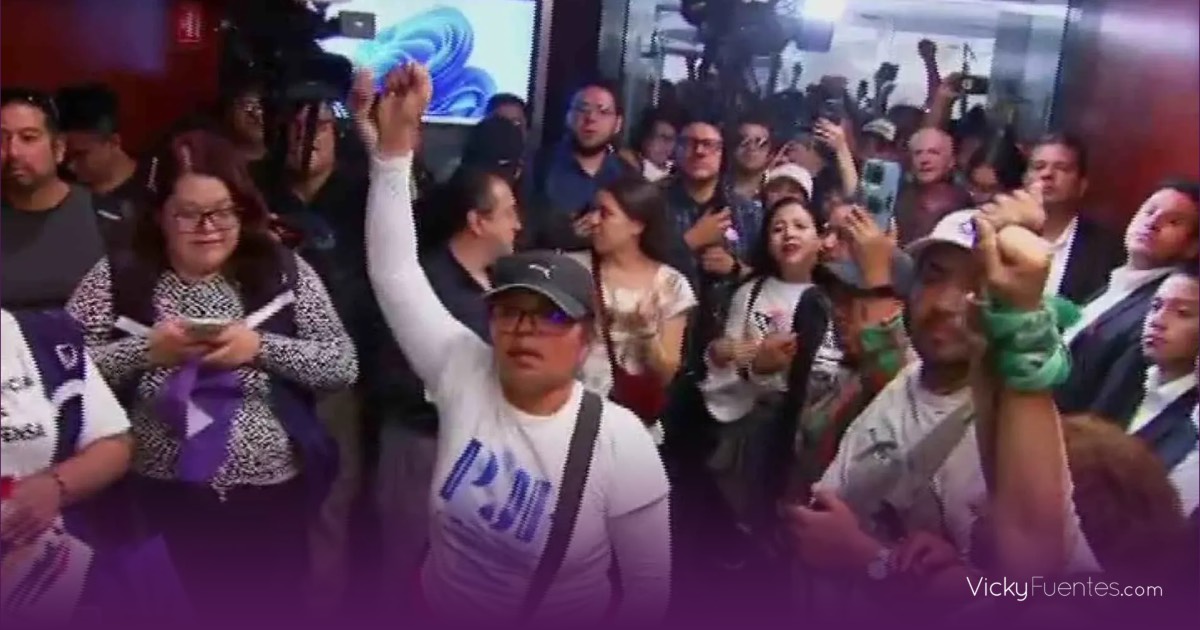 Manifestantes irrumpen en el Senado de México en protesta contra la reforma judicial