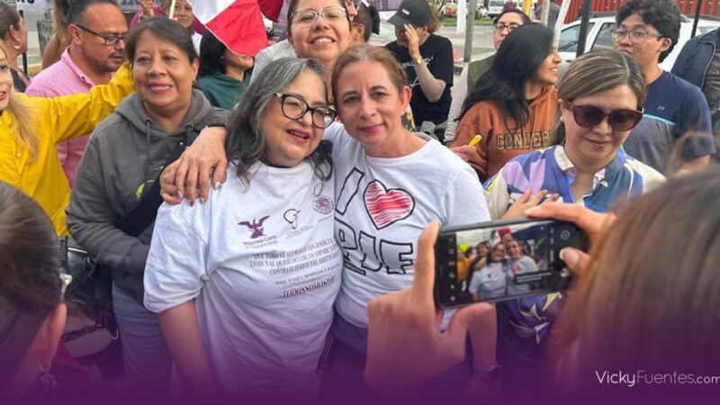 Norma Piña respalda manifestación de trabajadores del Poder Judicial en San Lázaro