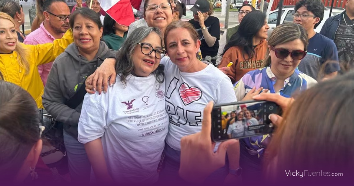 Norma Piña respalda manifestación de trabajadores del Poder Judicial en San Lázaro