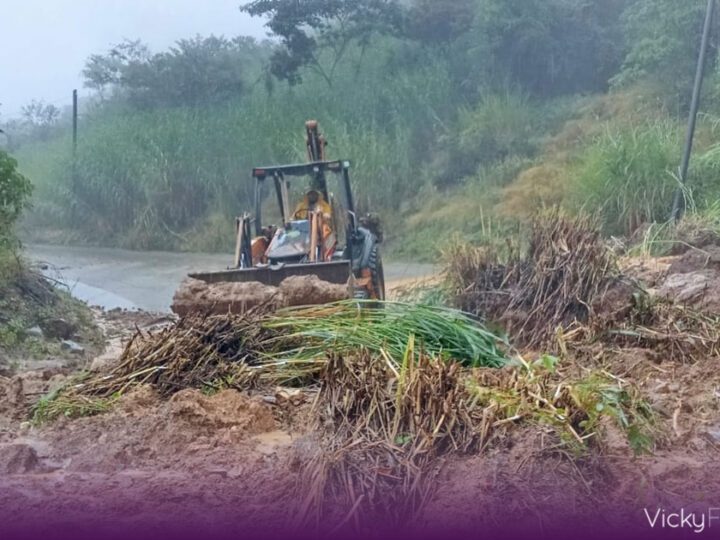 Afectaciones por lluvias en Puebla: gobierno atiende deslaves y derrumbes