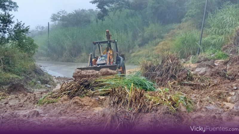 Afectaciones por lluvias en Puebla: gobierno atiende deslaves y derrumbes