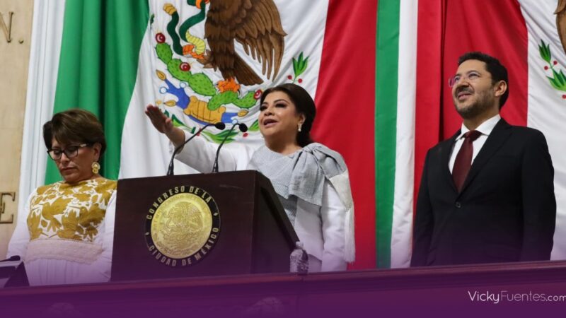 Clara Brugada asume el cargo de jefa de gobierno de la Ciudad de México y anuncia importantes proyectos