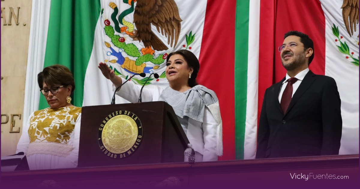 Clara Brugada asume el cargo de jefa de gobierno de la Ciudad de México y anuncia importantes proyectos