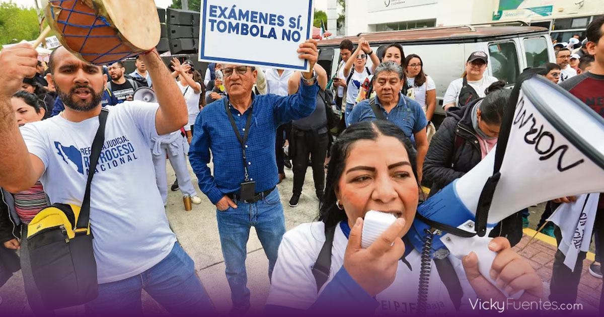 Jueces y magistrados inician mañanera judicial en respuesta a Sheinbaum