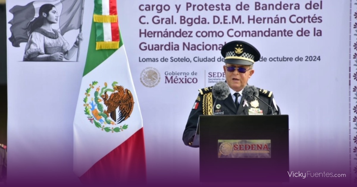 Hernán Cortés Hernández asume como nuevo comandante de la Guardia Nacional