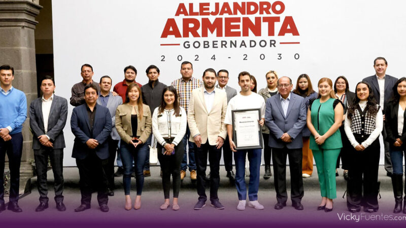 Alejandro Armenta homenajea a Marcos Madrid y promete impulsar el deporte en Puebla