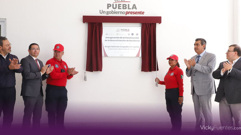 Nueva estación de bomberos en San Ramón refuerza seguridad en Puebla