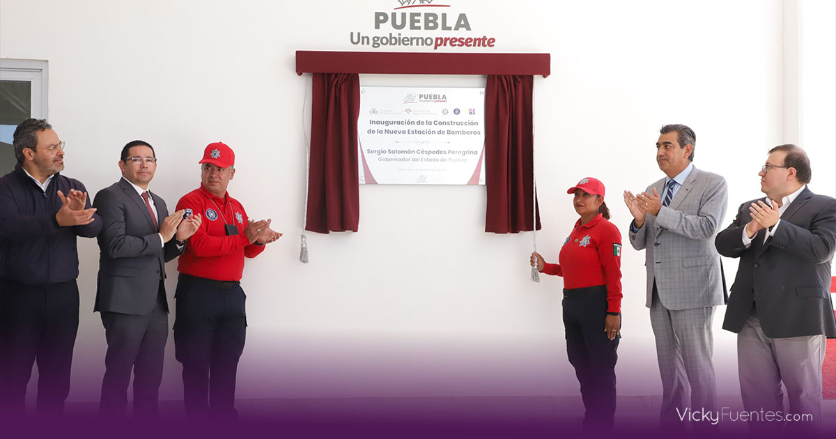 Nueva estación de bomberos en San Ramón refuerza seguridad en Puebla