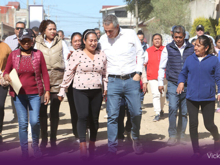 Pepe Chedraui anuncia pavimentación de la avenida 110 Poniente en San Pablo Xochimehuacan