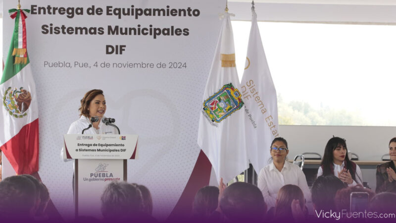 SEDIF Puebla equipa 59 sistemas municipales DIF en apoyo a la comunidad