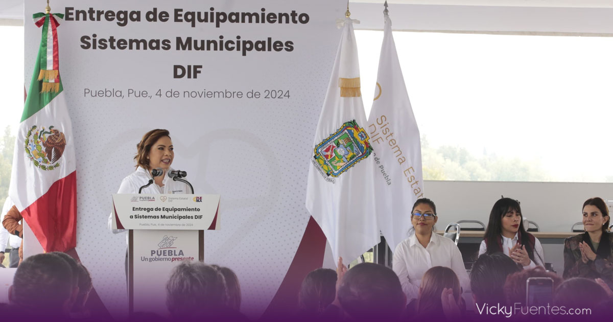 SEDIF Puebla equipa 59 sistemas municipales DIF en apoyo a la comunidad