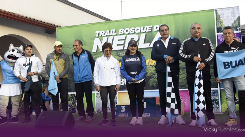 Más de 900 corredores participaron en el Trail Bosque de Niebla BUAP 2024 en Teziutlán