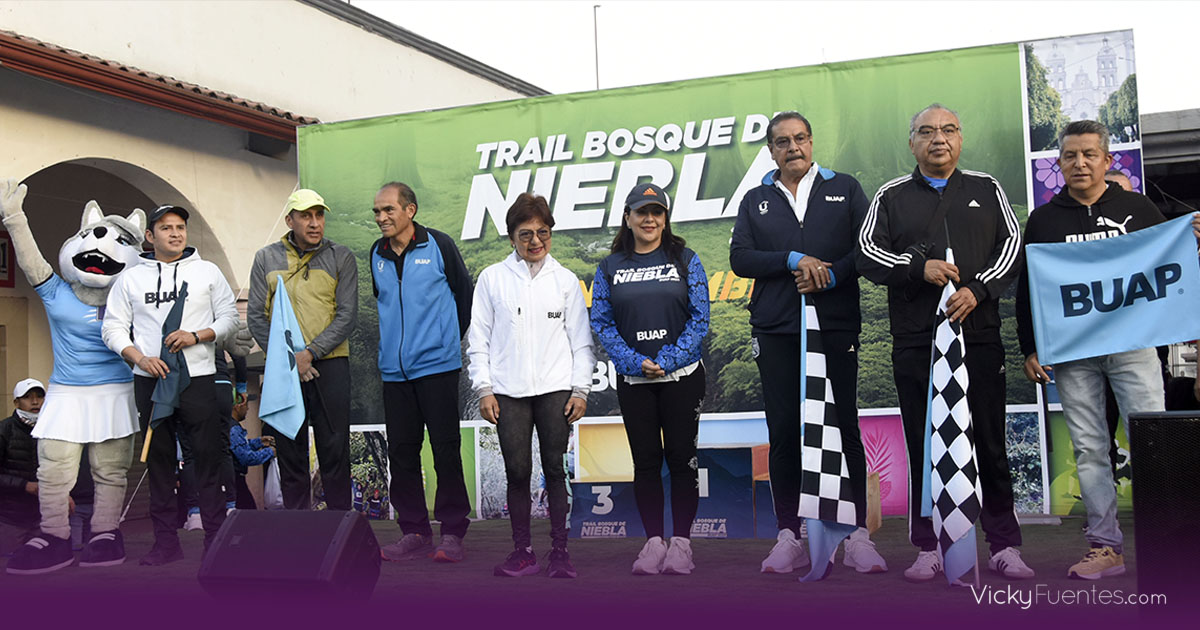 Más de 900 corredores participaron en el Trail Bosque de Niebla BUAP 2024 en Teziutlán