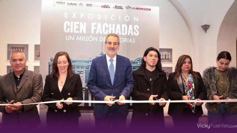 Pepe Chedraui inaugura la exposición “100 fachadas, un millón de historias” en Puebla